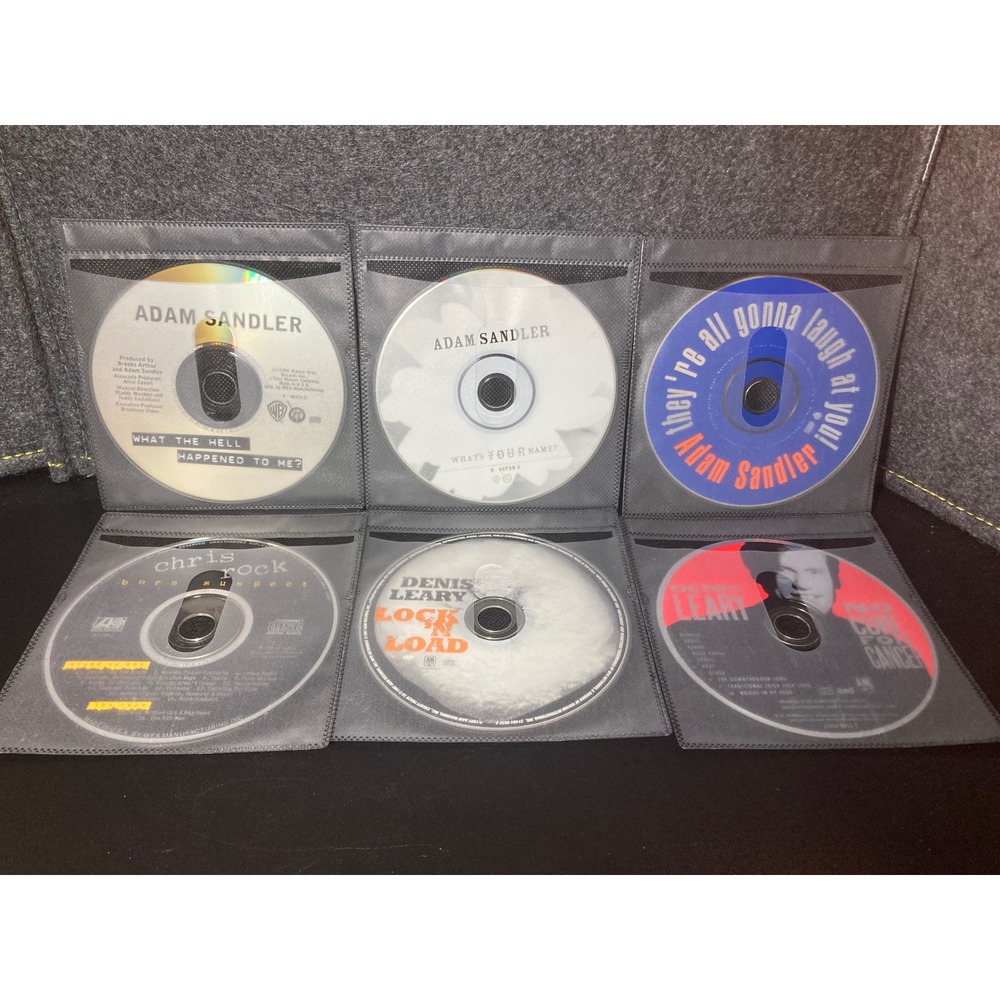 Adam Sandler Chris Rock Denis Leary 90s Comedy Stand Up CD Bundle 6 Disc Lot